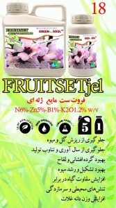کود مایع غلیظ فروت ست GREEN SOUL پنج لیتری